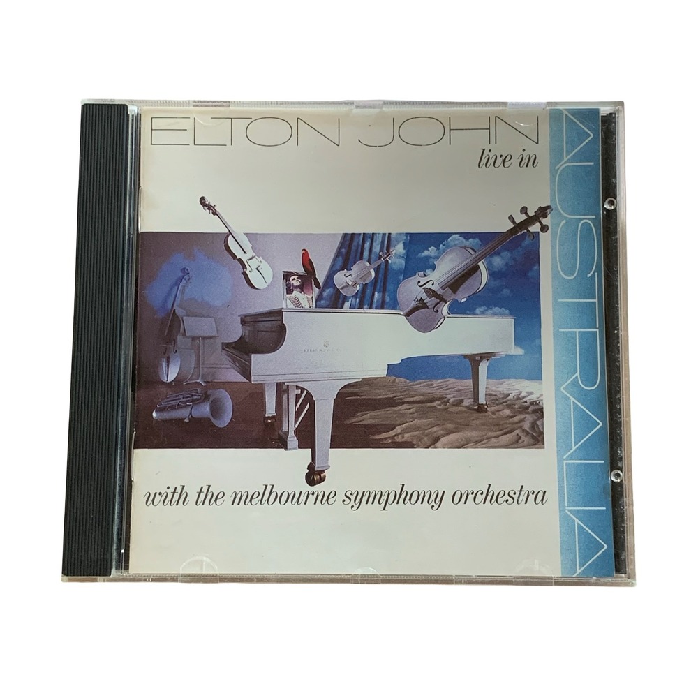 Elton John Live in Australia Melbourne Symphony Orchestra CD 1987 MCA